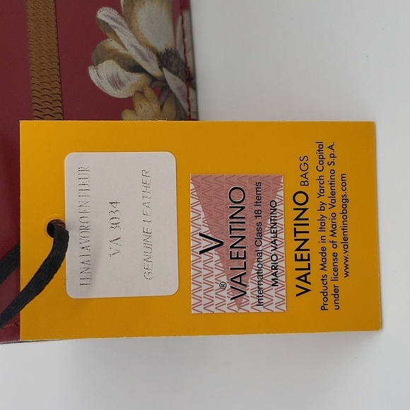 1440- Valentino by Mario Valentino Genuine Italian Leather NWT - Picture 10 of 13